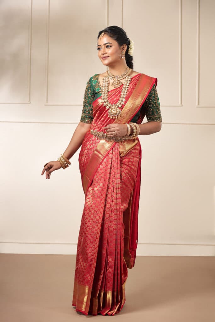 Purple Saree Fashion